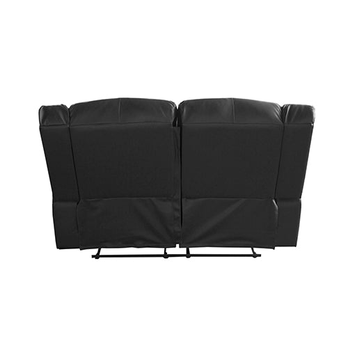Fantasy 3+2-Seater Faux Leather Recliner Suite – Black