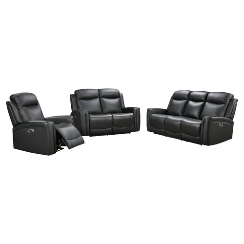 3+2+1-Seater Electric Recliner Suite – Black