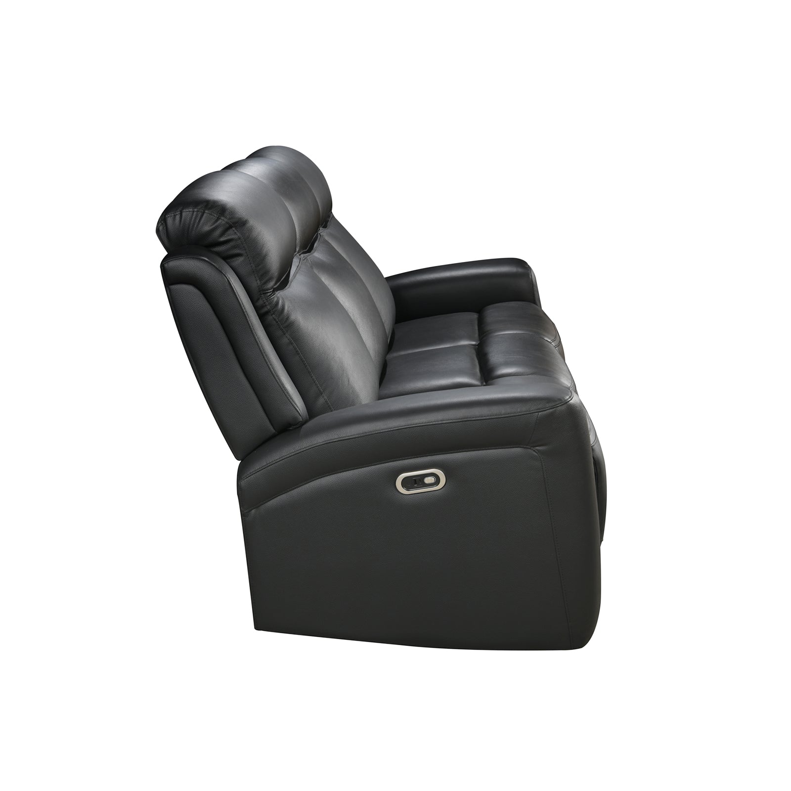 Phoenix 3+2-Seater Electric Recliner Suite – Black