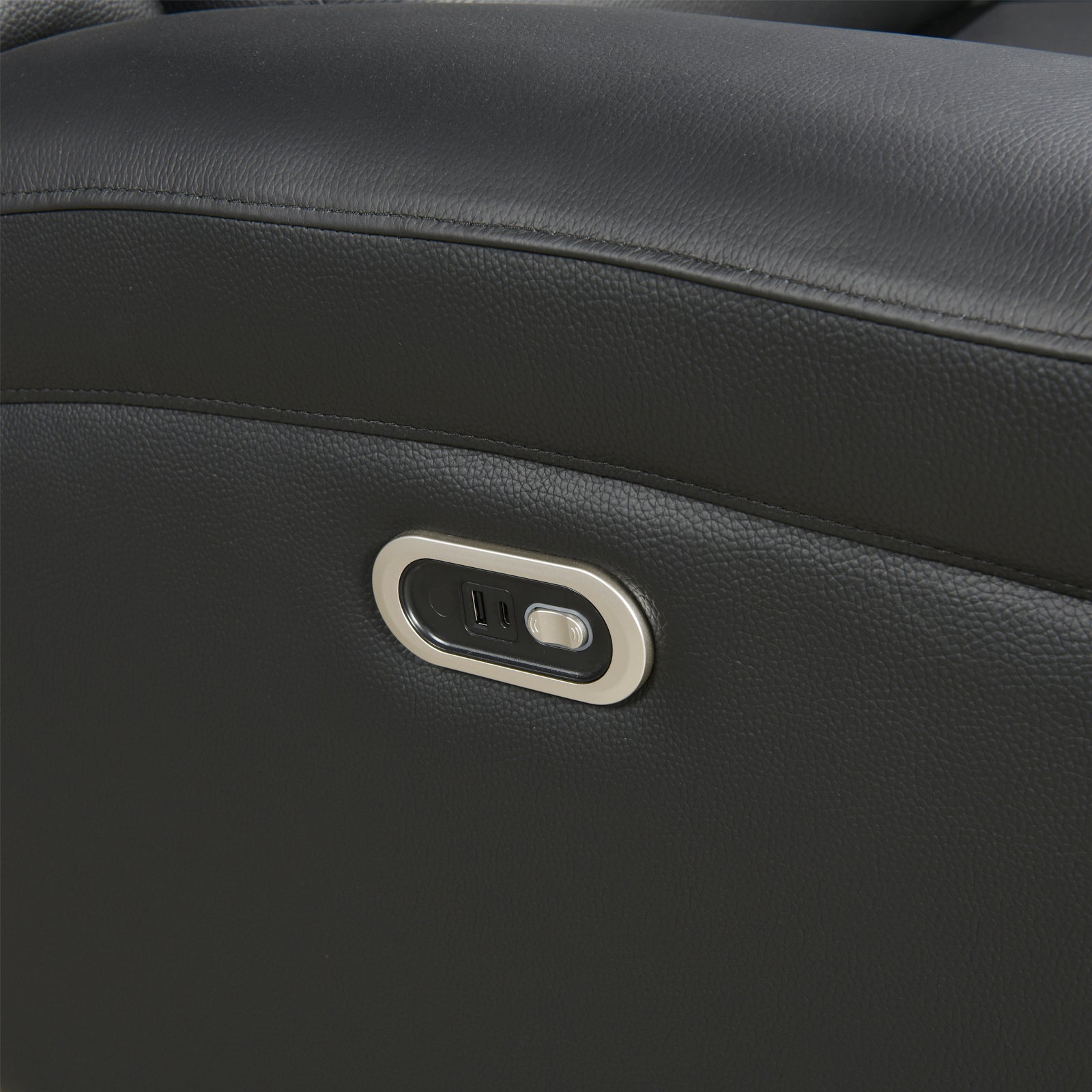 Phoenix 3+2-Seater Electric Recliner Suite – Black