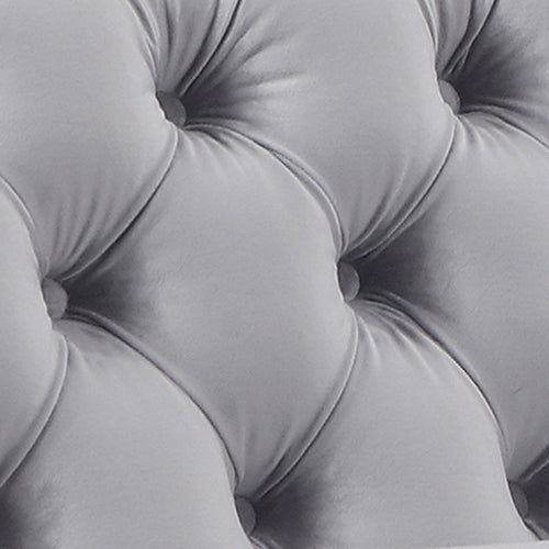 Jacques 3+2+1 Grey Velvet Button-Tufted Sofa Suite