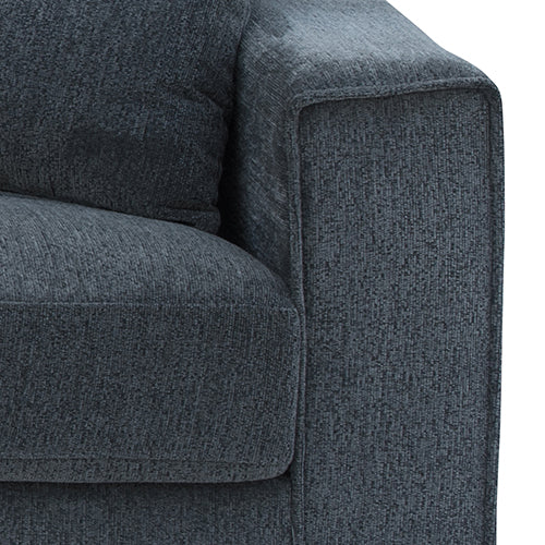 Milano 3+2-Seater Fabric Sofa Set – Charcoal