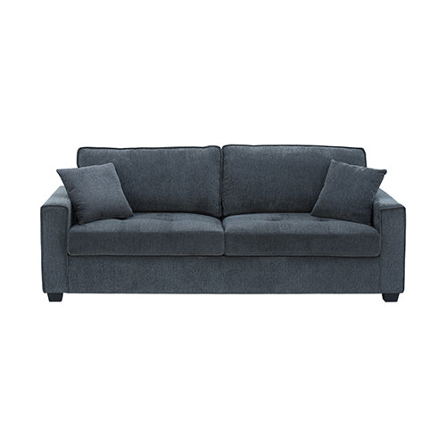 Milano 3+2-Seater Fabric Sofa Set – Charcoal