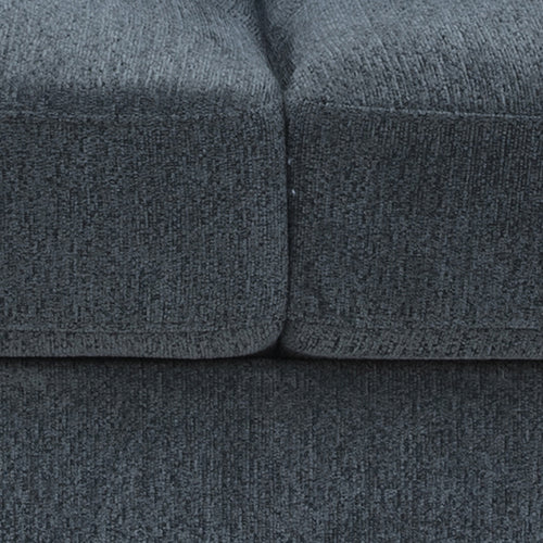 Milano 3+2-Seater Fabric Sofa Set – Charcoal
