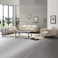 York 3+2-Seater Fabric Sofa Set – Beige