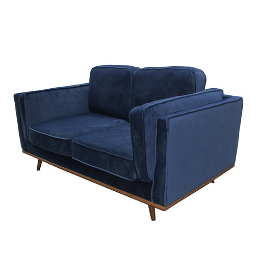 York 3+2-Seater Fabric Sofa Set – Blue