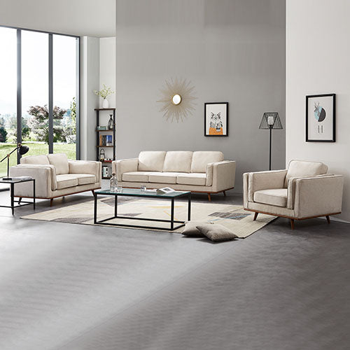 York 3+2+1-Seater Sofa Set – Beige