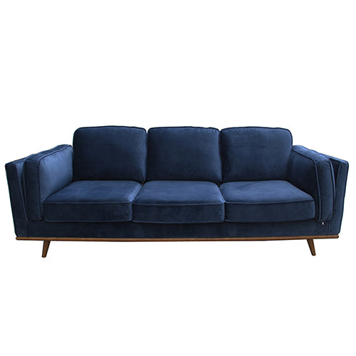 York 3+2+1-Seater Fabric Sofa Set – Blue