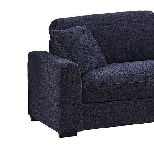 Orion Modular Corner Sofa with Ottoman – Sea Blue