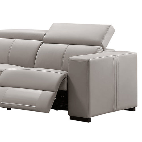 Washington 6-Seater Leather Power Recliner Sectional