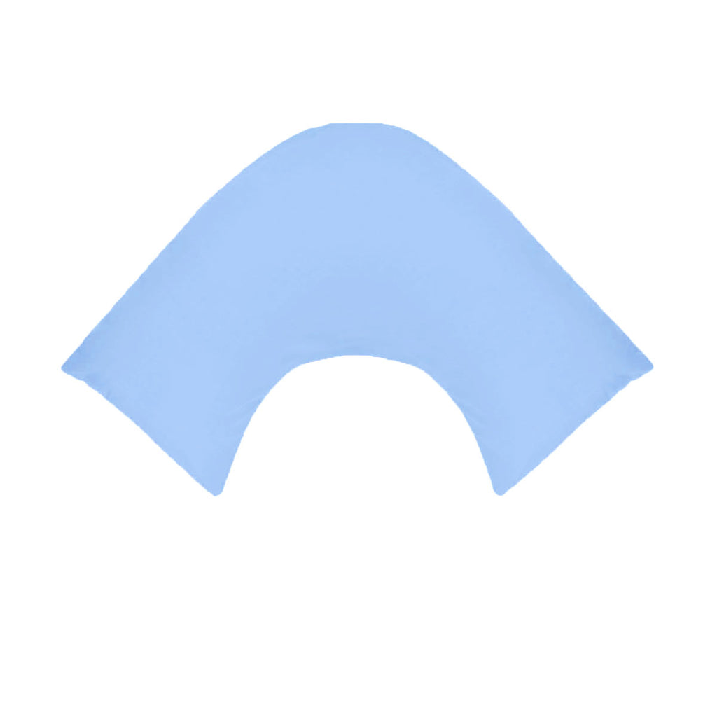 280TC Easy-Care V-Shaped Pillowcase – Sky Blue