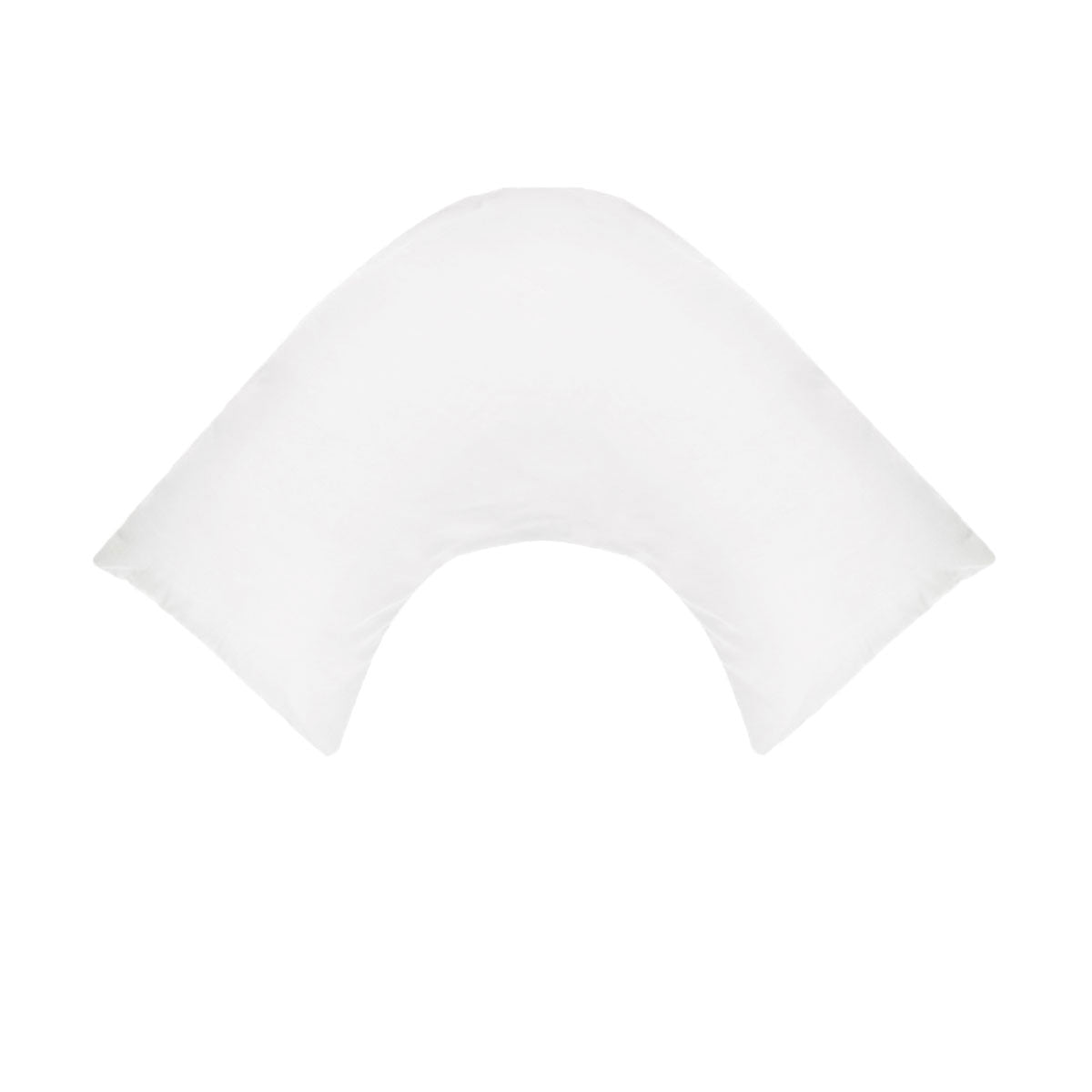 280TC Easy-Care V-Shaped Pillowcase – White