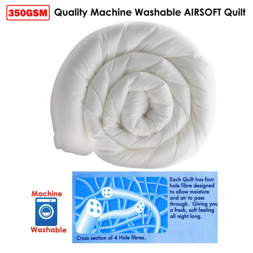 350GSM Cotton-Cover Airsoft Quilt – Queen