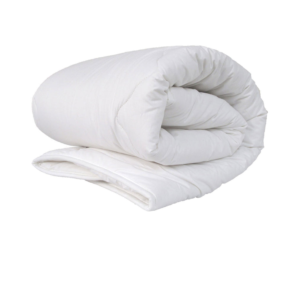 Australian Wool Cot Quilt with Cotton Sateen Cover – 500GSM