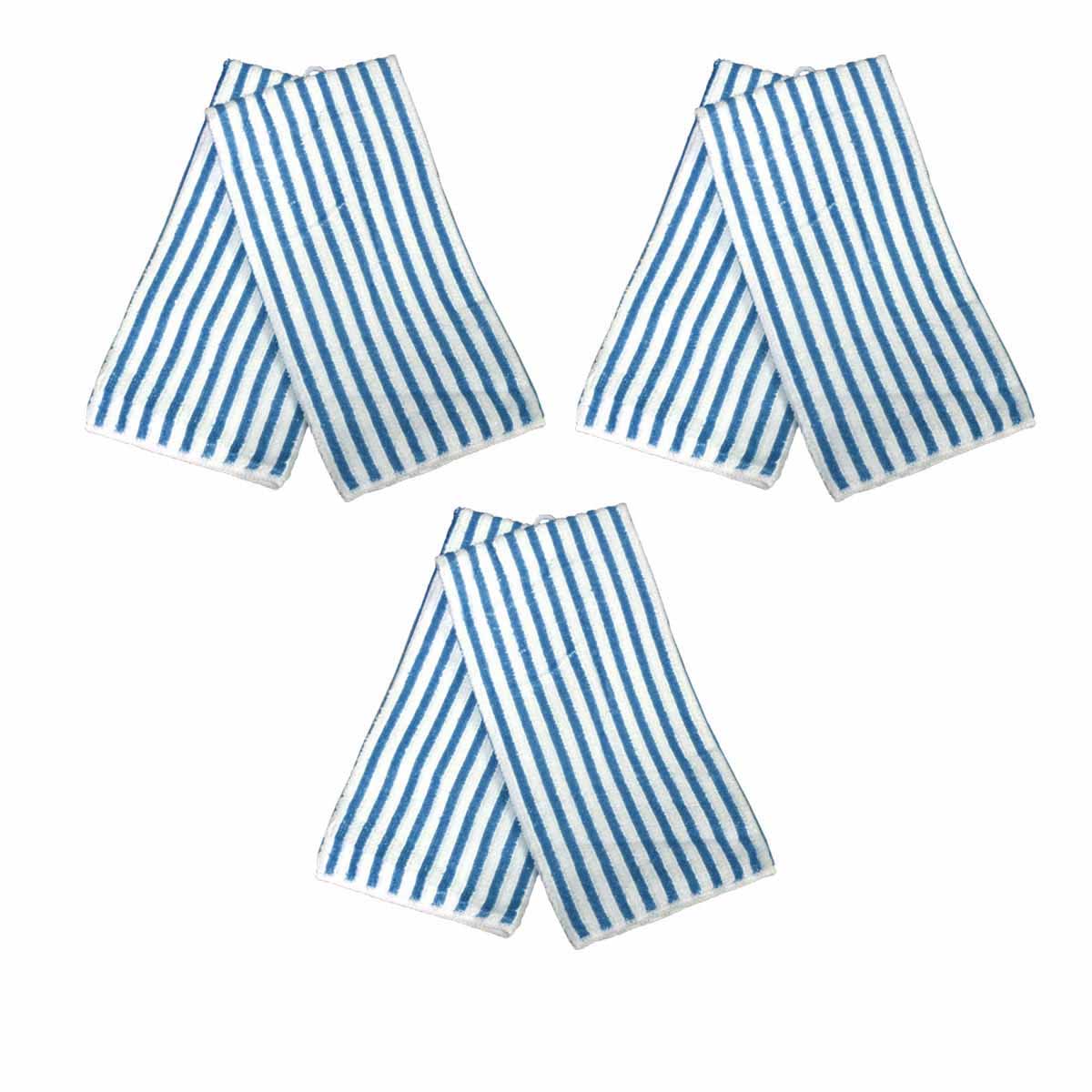 6-Pack Microfibre Tea Towels – Blue