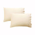 280TC Percale Standard Pillowcases, 2 Pack – Ecru