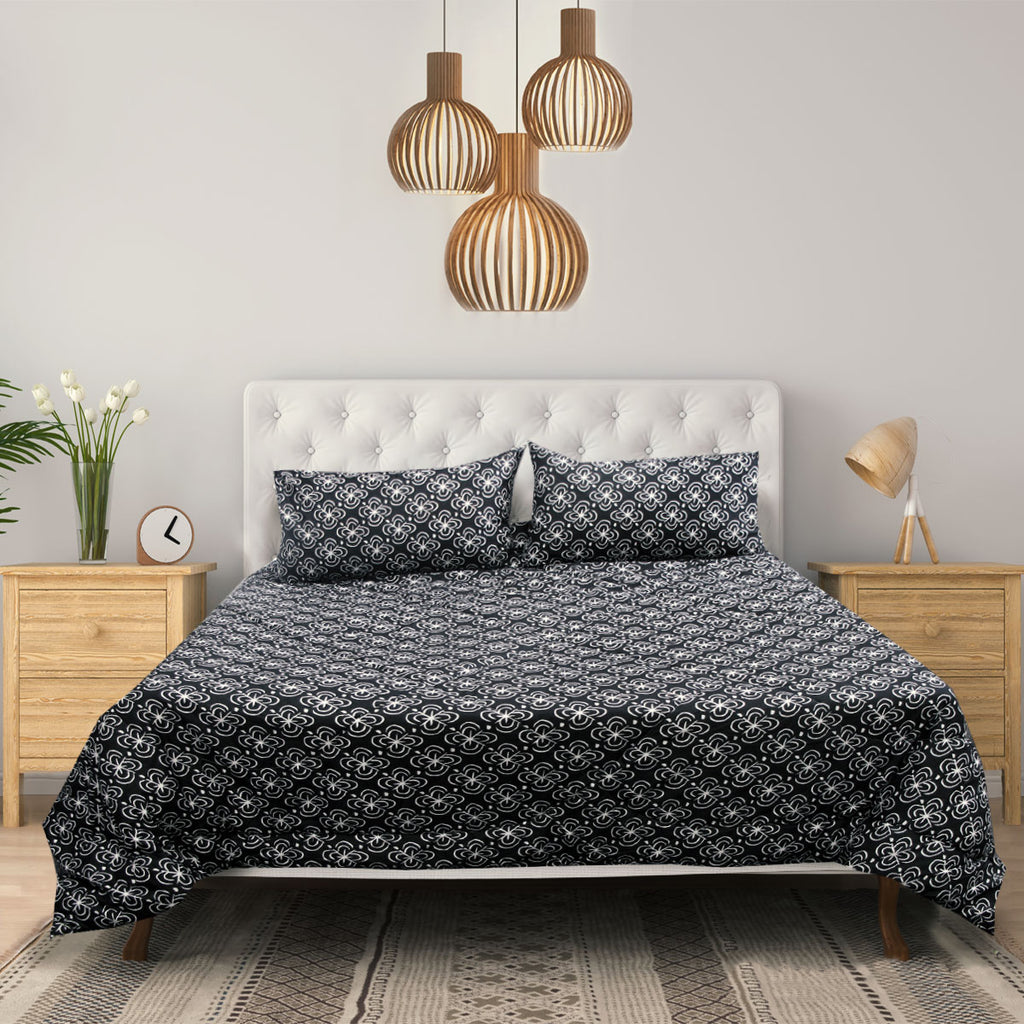 Botanica Rosebud Printed Comforter Set – Queen/King, 3-Piece