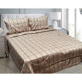 Hotel Living Oscar Lightweight Comforter Set – Chevron Checkers