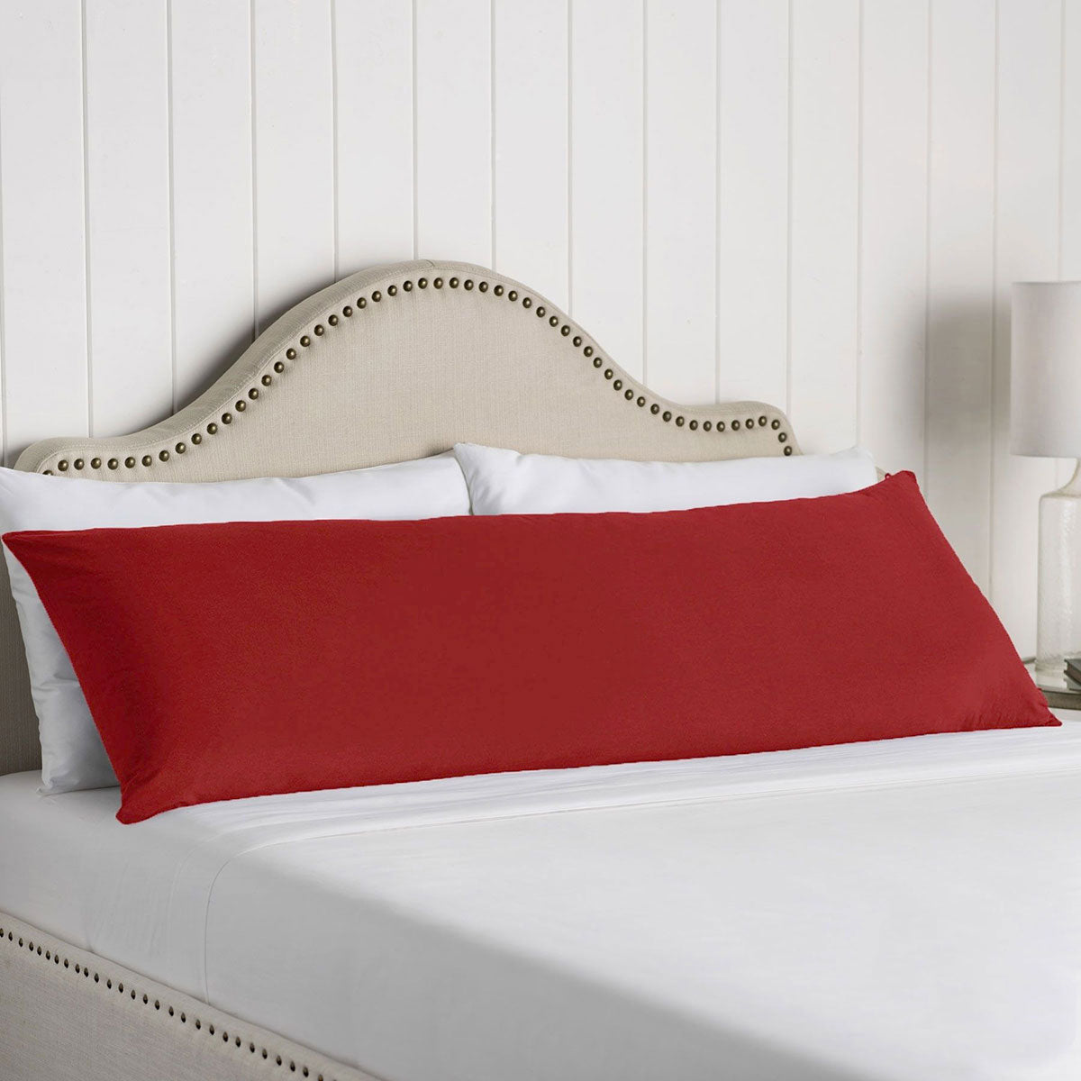 Artex Mia Cotton Body Pillowcase – Berry, 48 × 145 cm