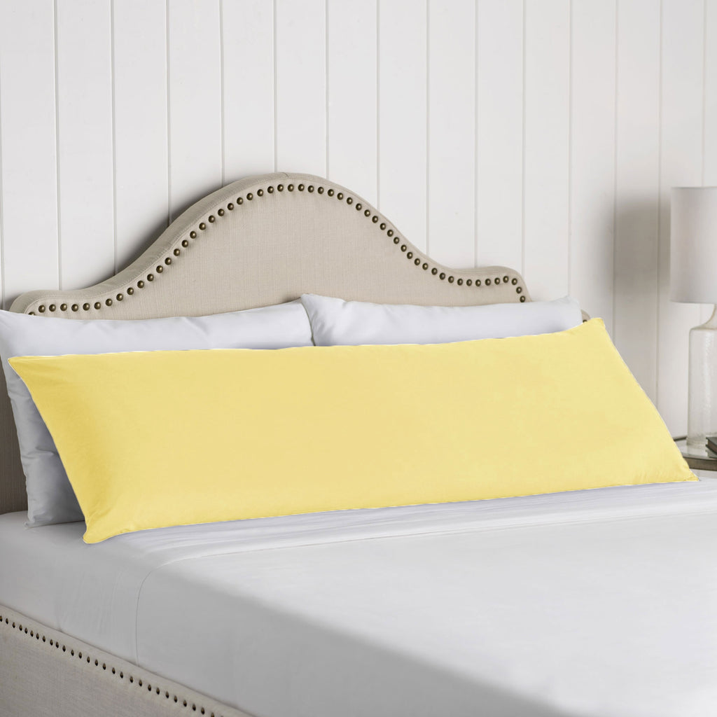 Artex Mia Cotton Body Pillowcase – Buttercup, 48 × 145 cm