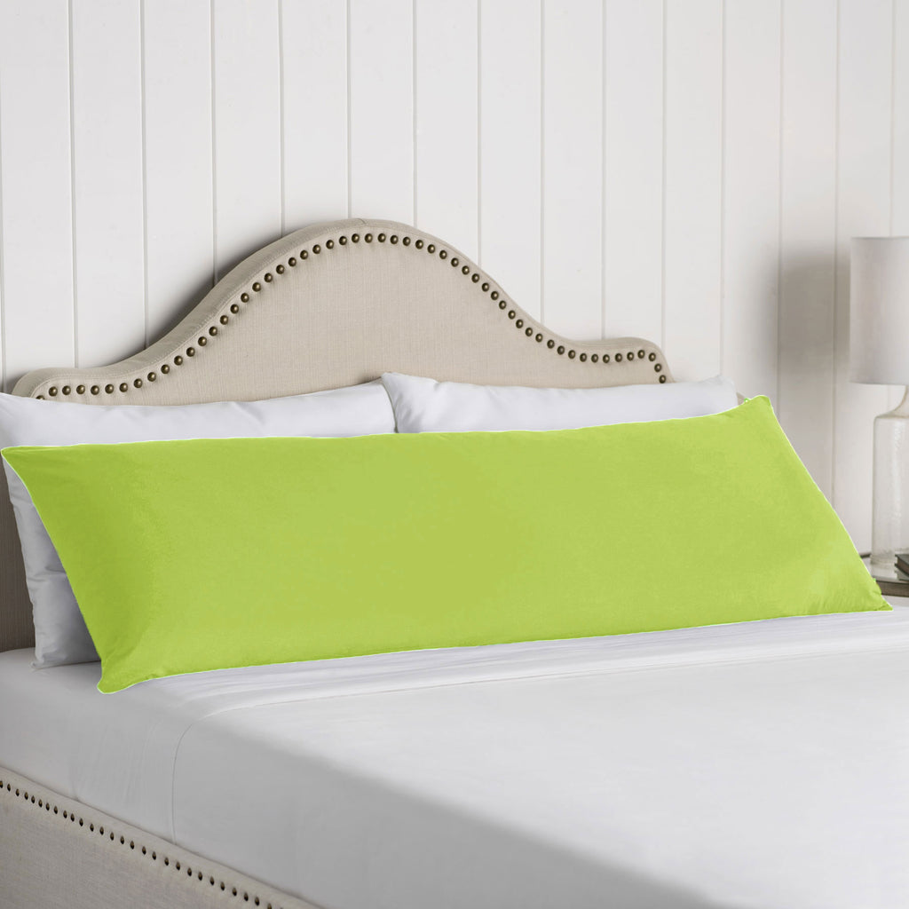 Artex Nature Cotton Body Pillowcase – Chartreuse, 48 × 145 cm