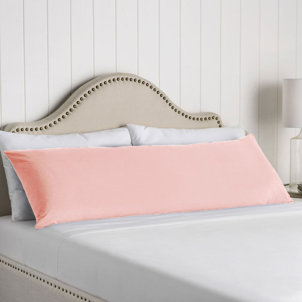 Artex Mia Cotton Body Pillowcase – Light Peach, 48 × 145 cm