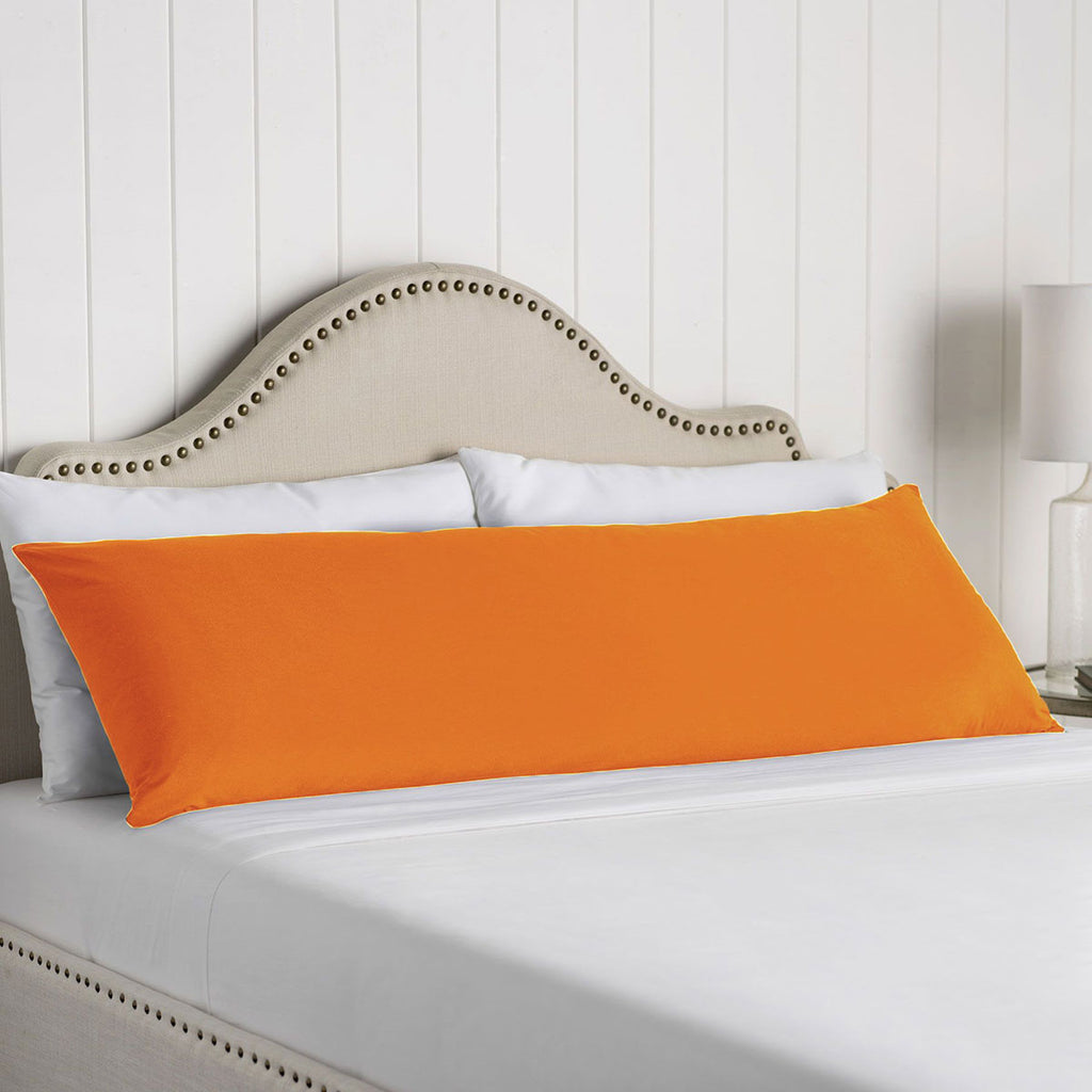 Artex Mia Cotton Body Pillowcase – Orange, 48 × 145 cm