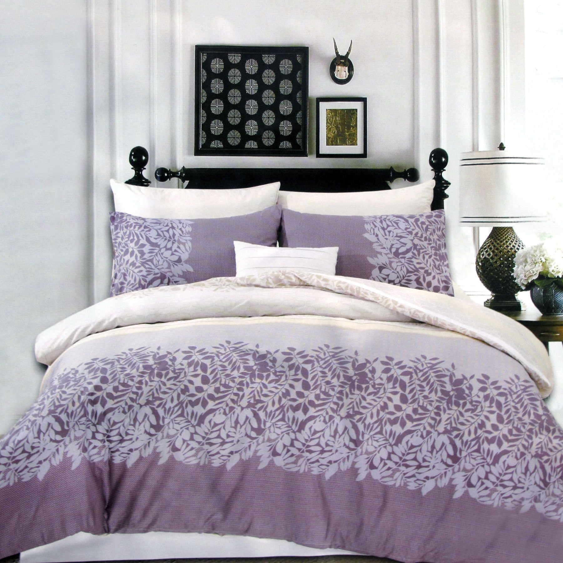 Alice’s Garden Reversible Cotton Quilt Cover Set – Queen