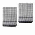 2-Pack Jumbo Cotton Tea Towels – Black
