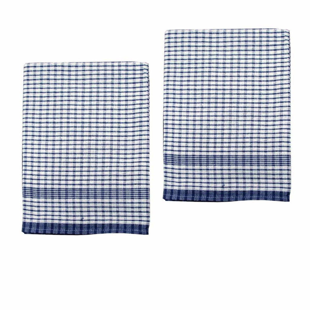 2-Pack Jumbo Cotton Tea Towels – Navy