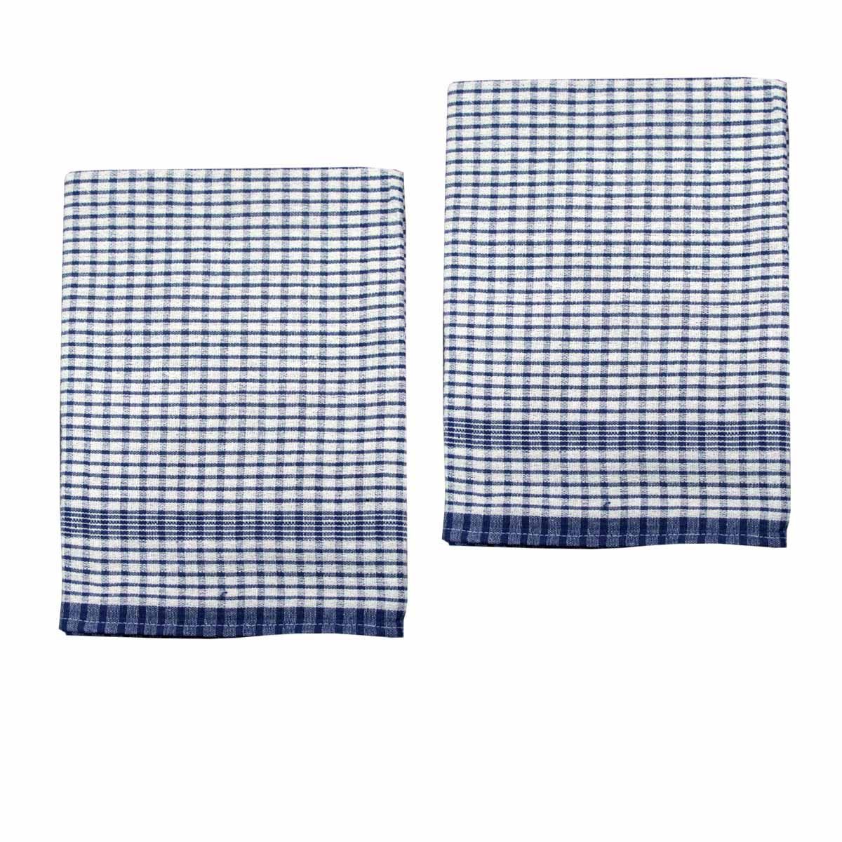 2-Pack Jumbo Cotton Tea Towels – Navy