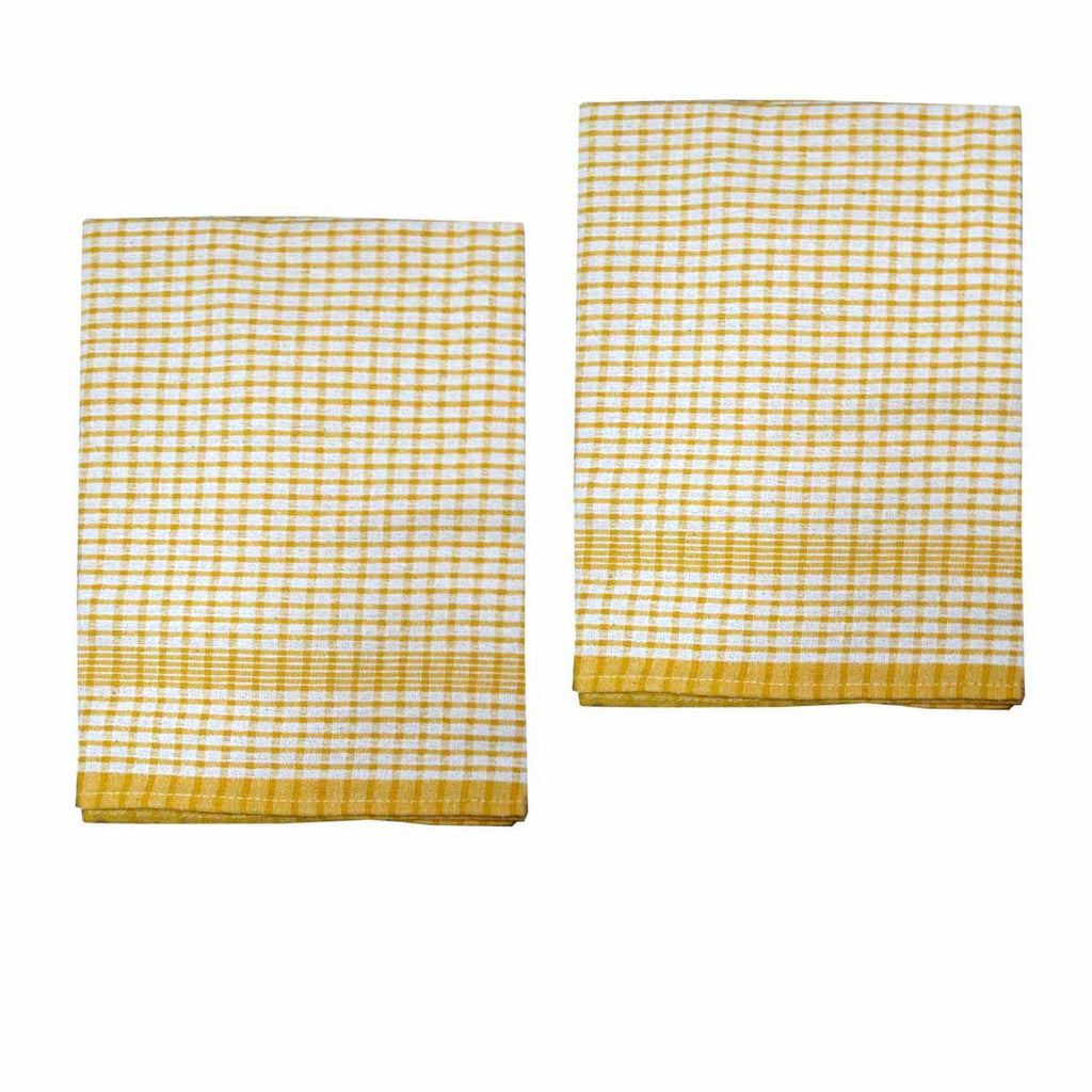 2-Pack Jumbo Cotton Tea Towels – Yellow