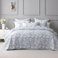 Bianca Laurieton Botanical Bedspread Set – Blue and white, King