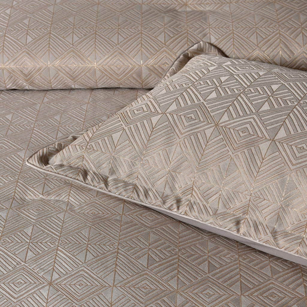 Bianca Bellagio 6-Piece Jacquard Comforter Set – Gold, Super King