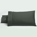 Bianca 500 Thread Count Cotton Sateen Pillowcase Pair – Charcoal