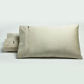 Bianca 500 Thread Count Cotton Sateen Pillowcase Pair – Stone