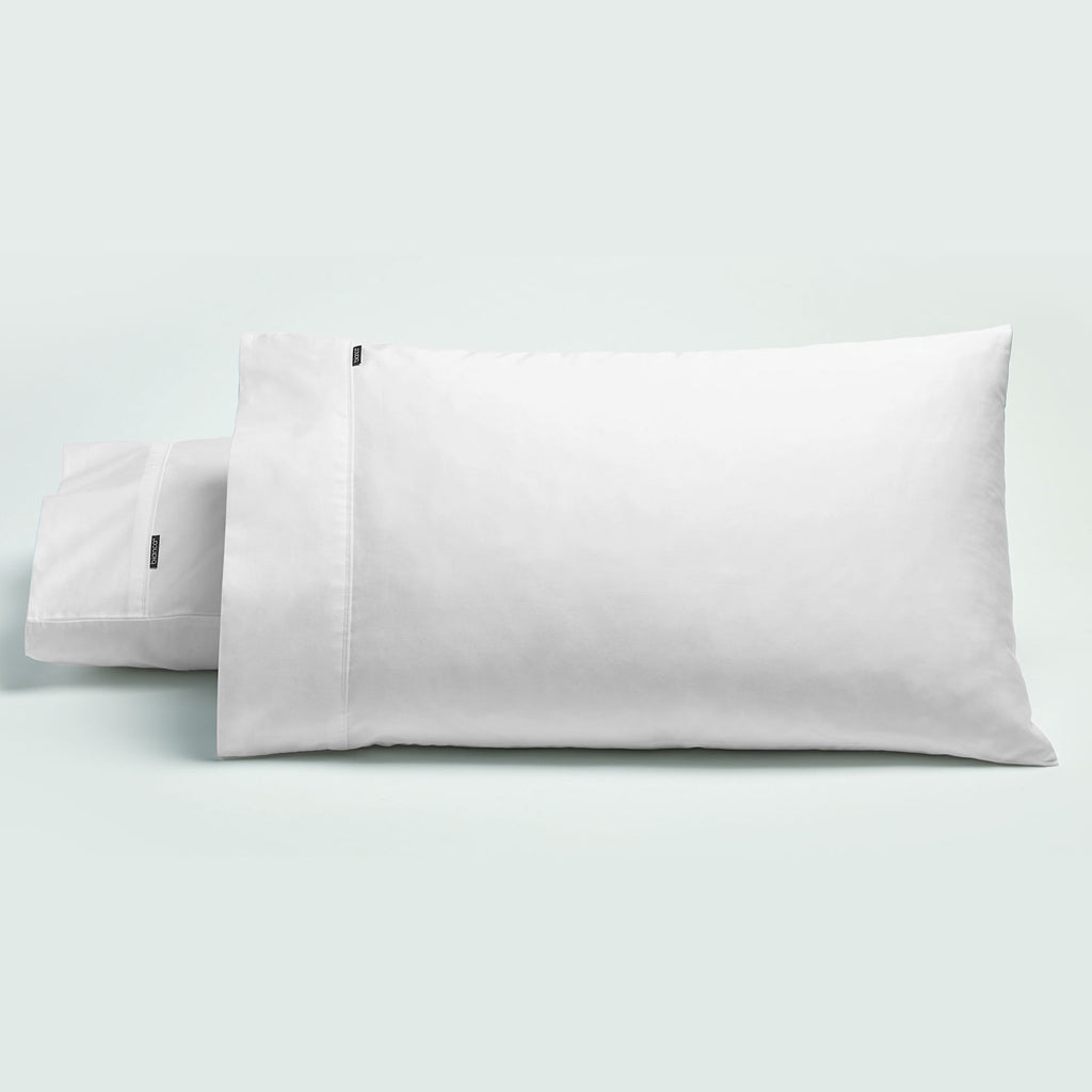 Bianca 500 Thread Count Cotton Sateen Pillowcase Pair – White