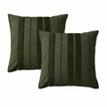 Bianca Avery Chenille European Pillowcase Pair – Forest Green