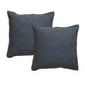 Bianca Hallston Cotton Jacquard European Pillowcase Pair – Charcoal