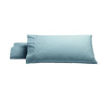 Bianca Heston 300 Thread Count Cotton Percale King Pillowcase Pair – Steel Blue