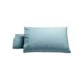 Bianca Heston 300 Thread Count Cotton Percale Pillowcase Pair – Steel Blue