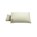 Bianca Heston 300 Thread Count Cotton Percale Pillowcase Pair – Stone