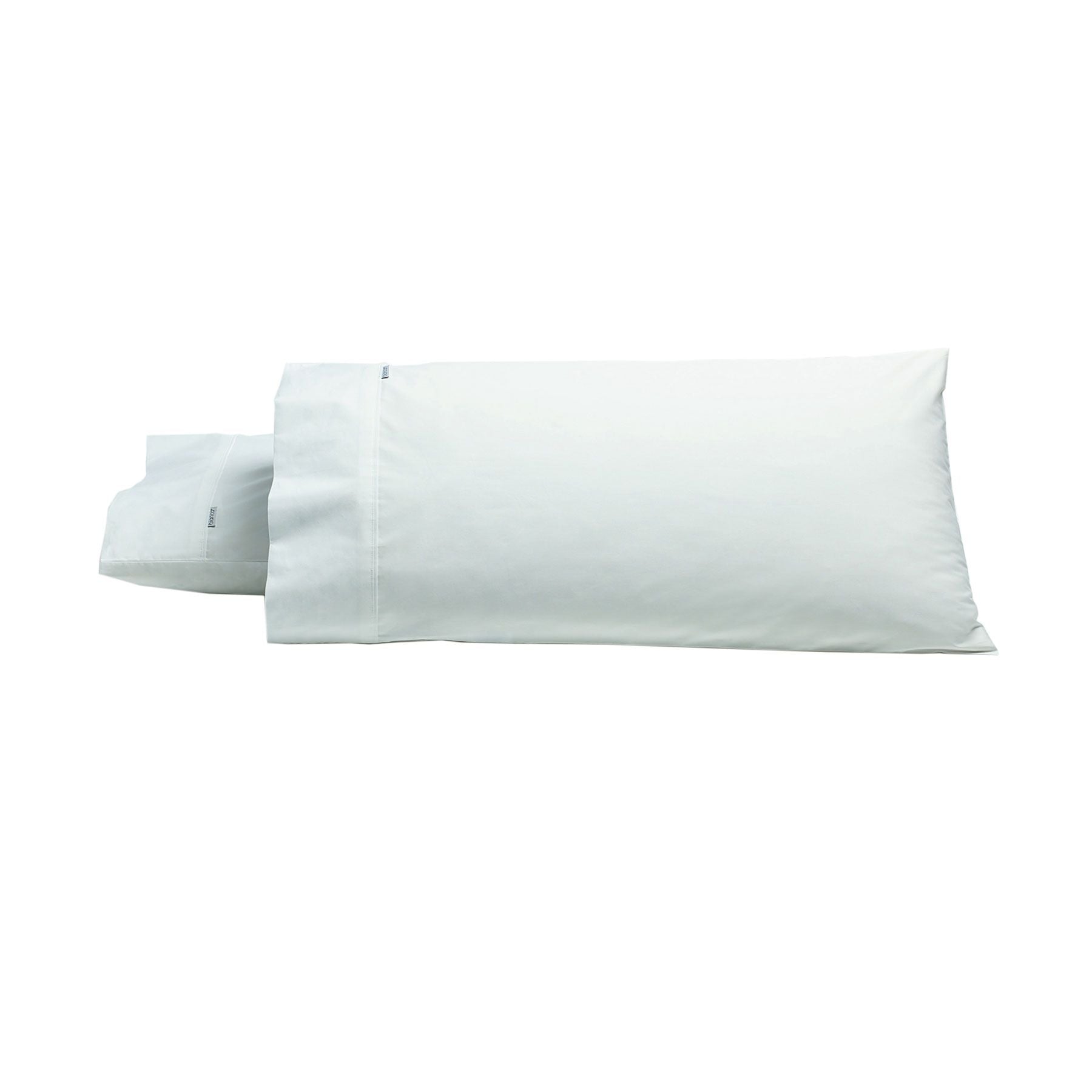 Bianca Heston 300 Thread Count Cotton Percale King Pillowcase Pair – White