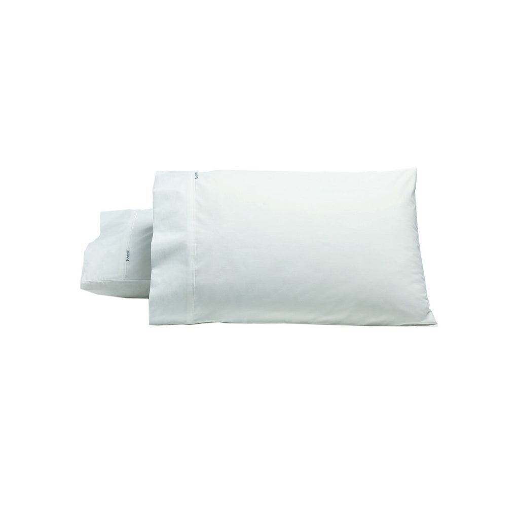 Bianca Heston 300 Thread Count Cotton Percale Pillowcase Pair – White