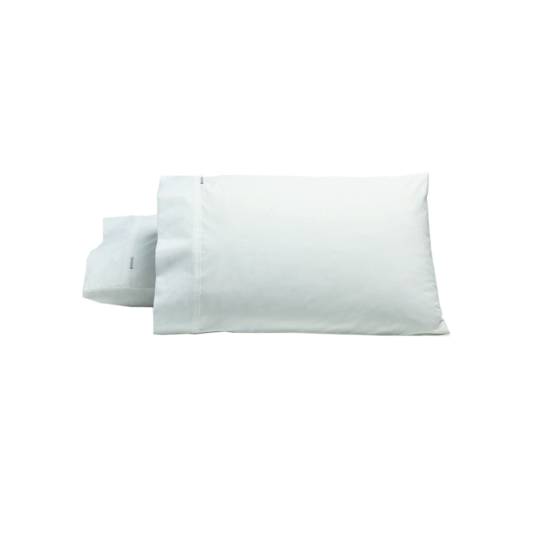 Bianca Heston 300 Thread Count Cotton Percale Pillowcase Pair – White