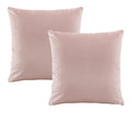 Bianca Vivid Velvet European Pillowcase Pair – Blush
