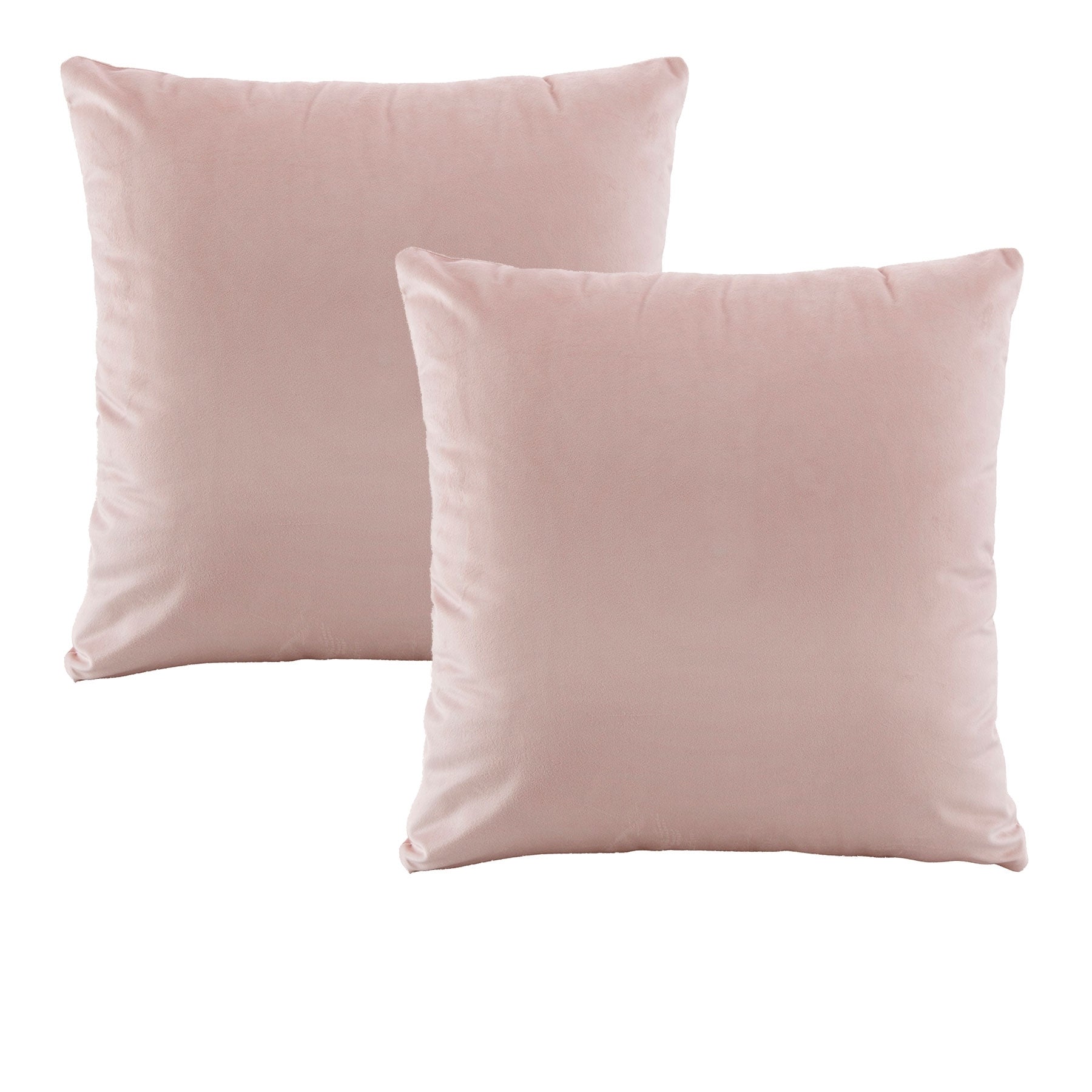 Bianca Vivid Velvet European Pillowcase Pair – Blush