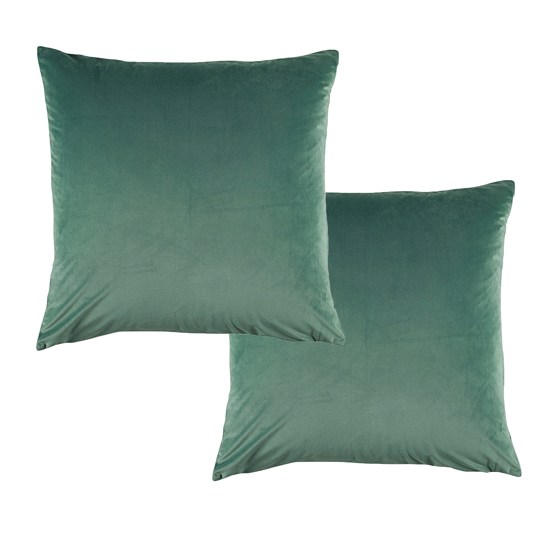 Bianca Vivid Velvet European Pillowcase Pair – Sage