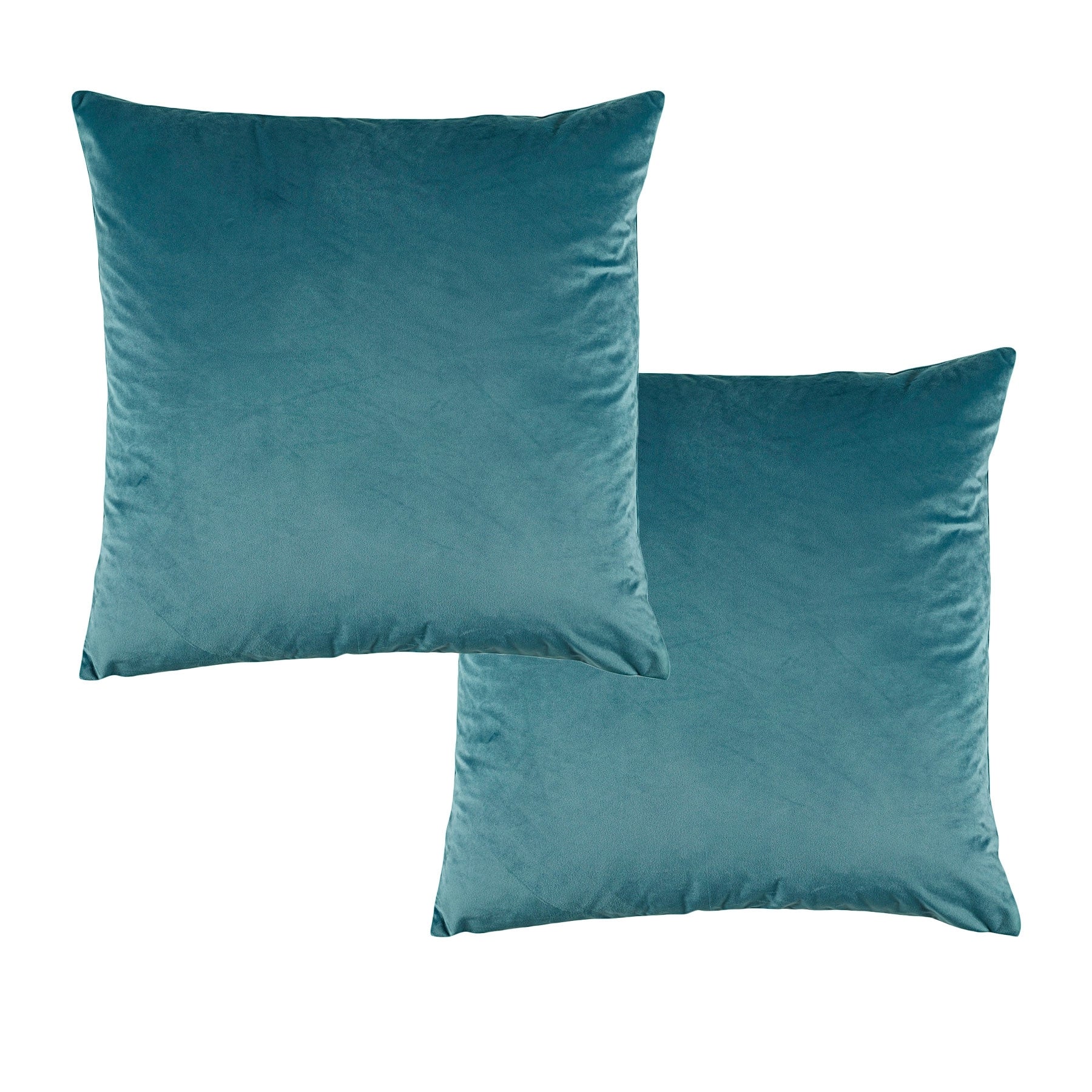 Bianca Vivid Velvet European Pillowcase Pair – Teal