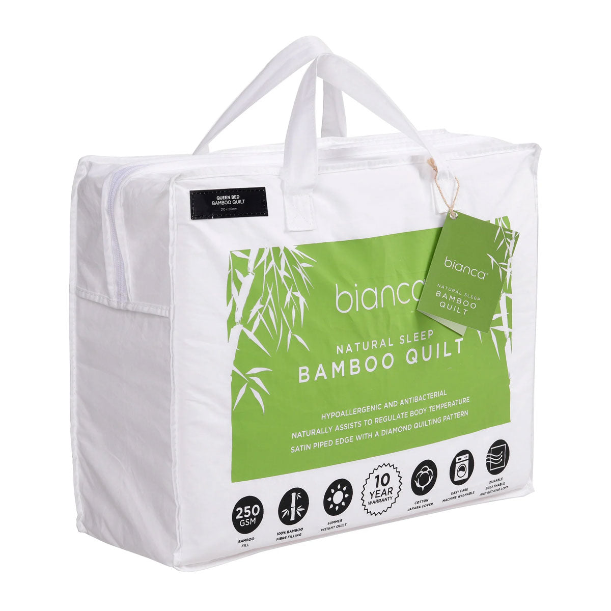 Bianca Natural Sleep 250 GSM Bamboo-Fill Quilt – King